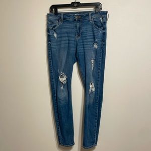 Old Navy distressed skinny jeans